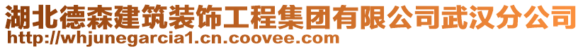 湖北德森建筑裝飾工程集團有限公司武漢分公司