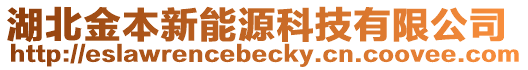 湖北金本新能源科技有限公司