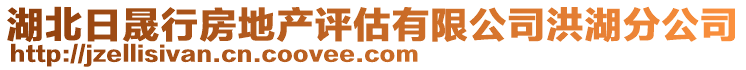 湖北日晟行房地產(chǎn)評(píng)估有限公司洪湖分公司