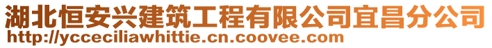 湖北恒安興建筑工程有限公司宜昌分公司