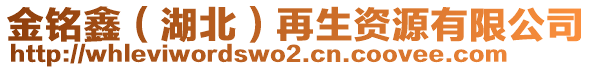 金銘鑫（湖北）再生資源有限公司