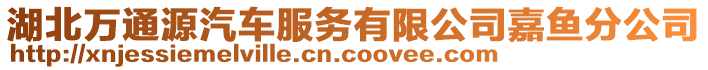 湖北萬通源汽車服務(wù)有限公司嘉魚分公司