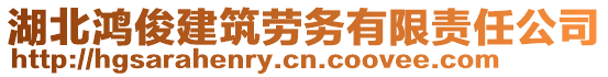 湖北鴻俊建筑勞務(wù)有限責(zé)任公司