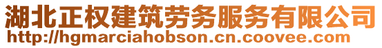 湖北正權(quán)建筑勞務(wù)服務(wù)有限公司