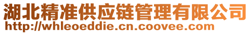 湖北精準(zhǔn)供應(yīng)鏈管理有限公司