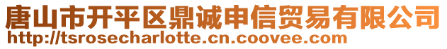 唐山市開平區(qū)鼎誠申信貿(mào)易有限公司