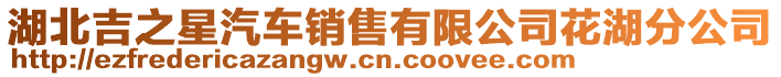 湖北吉之星汽車銷售有限公司花湖分公司