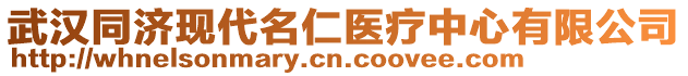武漢同濟現代名仁醫療中心有限公司