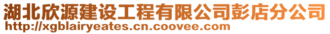 湖北欣源建設工程有限公司彭店分公司