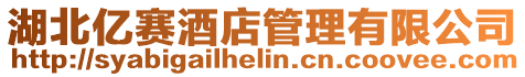湖北億賽酒店管理有限公司