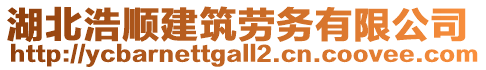 湖北浩順建筑勞務(wù)有限公司