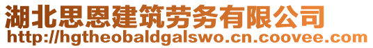 湖北思恩建筑勞務(wù)有限公司