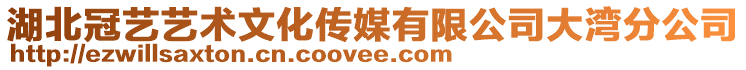 湖北冠藝藝術文化傳媒有限公司大灣分公司