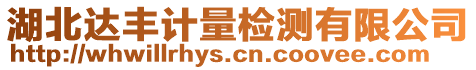 湖北達(dá)豐計(jì)量檢測(cè)有限公司