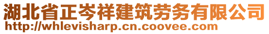 湖北省正岑祥建筑勞務有限公司