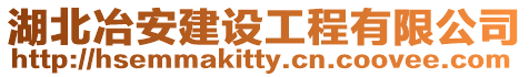 湖北冶安建設工程有限公司