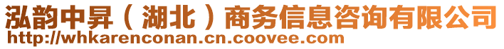 泓韻中昇（湖北）商務(wù)信息咨詢有限公司