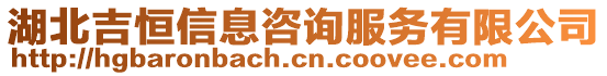 湖北吉恒信息咨詢服務(wù)有限公司