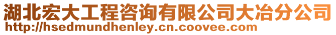 湖北宏大工程咨詢有限公司大冶分公司