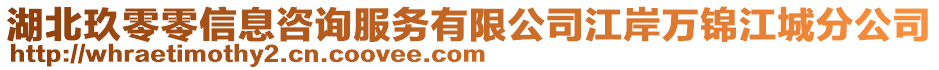 湖北玖零零信息咨詢服務有限公司江岸萬錦江城分公司