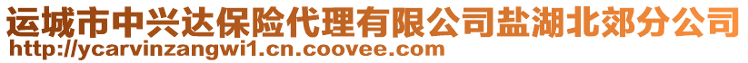 運(yùn)城市中興達(dá)保險(xiǎn)代理有限公司鹽湖北郊分公司