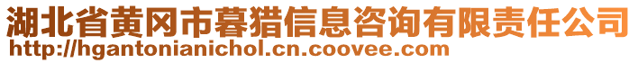 湖北省黃岡市暮獵信息咨詢有限責(zé)任公司