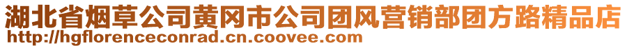 湖北省煙草公司黃岡市公司團風(fēng)營銷部團方路精品店