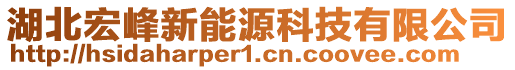 湖北宏峰新能源科技有限公司