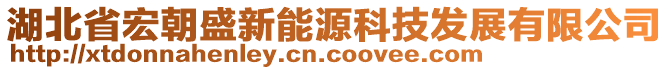 湖北省宏朝盛新能源科技發(fā)展有限公司