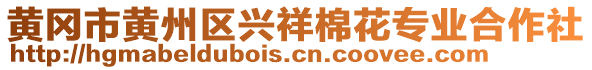 黃岡市黃州區(qū)興祥棉花專業(yè)合作社