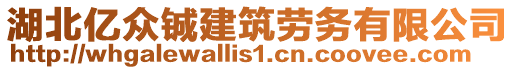 湖北億眾鋮建筑勞務有限公司
