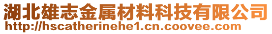 湖北雄志金屬材料科技有限公司