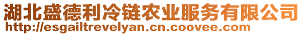 湖北盛德利冷鏈農(nóng)業(yè)服務(wù)有限公司