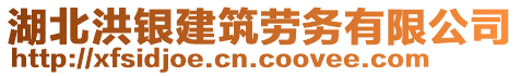 湖北洪銀建筑勞務(wù)有限公司