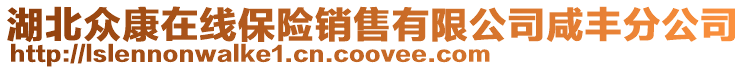 湖北眾康在線保險銷售有限公司咸豐分公司