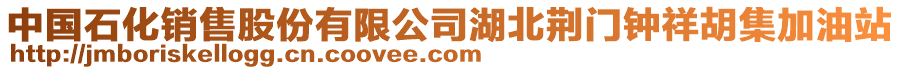 中國(guó)石化銷售股份有限公司湖北荊門鐘祥胡集加油站