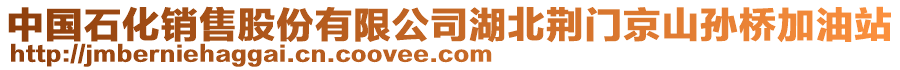 中國(guó)石化銷(xiāo)售股份有限公司湖北荊門(mén)京山孫橋加油站