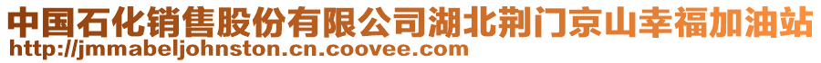 中國(guó)石化銷售股份有限公司湖北荊門京山幸福加油站