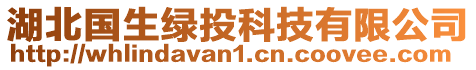 湖北國(guó)生綠投科技有限公司