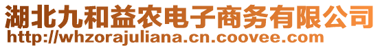 湖北九和益農(nóng)電子商務(wù)有限公司