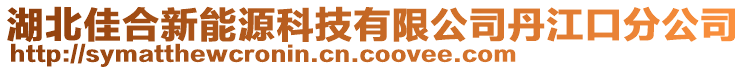 湖北佳合新能源科技有限公司丹江口分公司