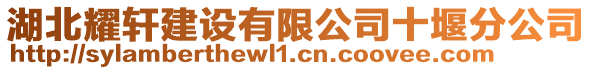 湖北耀軒建設有限公司十堰分公司