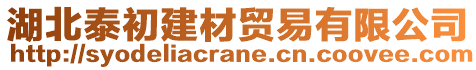 湖北泰初建材貿(mào)易有限公司