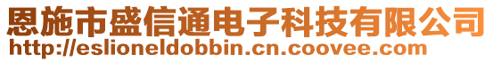 恩施市盛信通電子科技有限公司