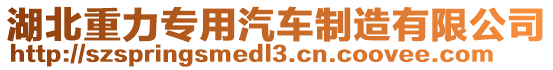 湖北重力專用汽車制造有限公司