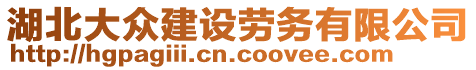 湖北大眾建設(shè)勞務(wù)有限公司