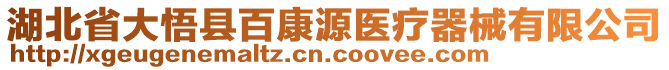 湖北省大悟縣百康源醫(yī)療器械有限公司