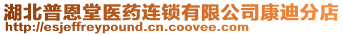 湖北普恩堂醫(yī)藥連鎖有限公司康迪分店