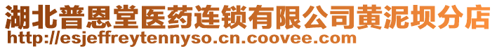 湖北普恩堂醫(yī)藥連鎖有限公司黃泥壩分店