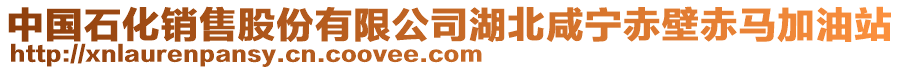 中國石化銷售股份有限公司湖北咸寧赤壁赤馬加油站